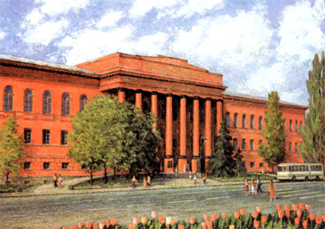 ogo universitetu im. t. shevchenka. 1996. polotno oliya